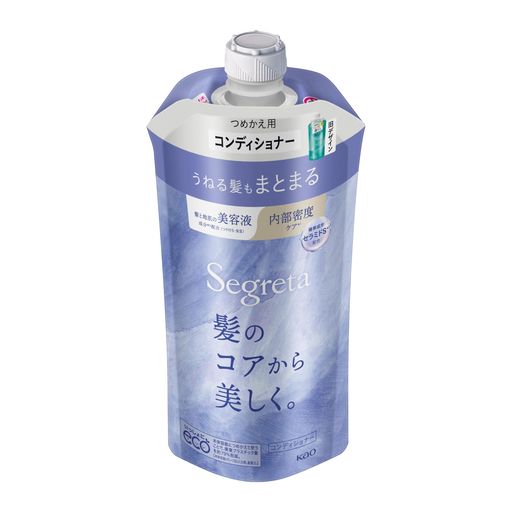 うねり抑えて広がらない ハリ・コシ まとまり つや トップふんわり 〇うねる髪を表面と内部からダブルケア 〇地肌のうるおいを保つ 〇気分やすらぐハーバルブーケの香り コンディショナー 根元からふんわり 髪のコアから美しく。 大人の髪にハリ満ちる
