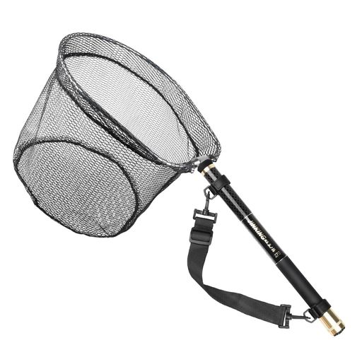 JINKING玉網ランディングネットタモ網たも網たもあみ伸縮3.0M小継カーボン製玉網釣りタモたまあみ淡水海水両用