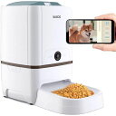 自動給餌器猫犬用Iseebizスマホで遠隔操作カメラ付きペット自動餌やり機5L大容量1日6食までタイマー式アプリ対応録音可水洗い可能ビデオカメラ留守も安心オートペットフィーダーiOSAndroid…
