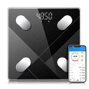 体重計 体脂肪計 体組成計BLUETOOTH スマホ連動 高精度/軽量収納 IOS/ANDROID対応 ボディスケール 多機能の体組成測定 体重、体脂肪率、筋肉率、体水分率、BMI など測定 180KGまで対応 ボディスケール 強化ガラス コンパクト(4)