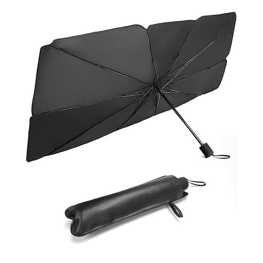 サンシェード車フロント【折りたたみ傘仕様チタン断熱素材採用】日除け車用パラソル軽自動車取り付き簡..