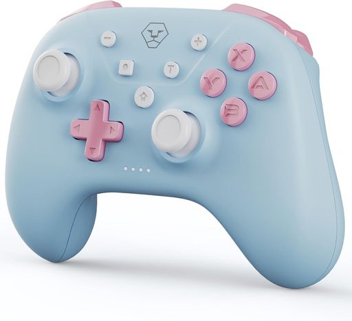 Switch コントローラー 無線 Bluetooth5.0 多機能 プロコン ジャイロセンサー HD振動 TURBO連射 4段階振動調節 スリープ解除 Type-C充電 長時間稼働 Android/iOS/PC/Switch/Switch
