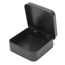 サムコスコンドームケースピルケースお薬ケース薬収納ケース7*7*2.3CM小型小分け薬入れ携帯用旅行用シンプルパーツボックスミニボックスコンテナ小物入れ収納(ブラック)