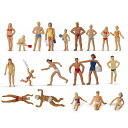 情景コレクション 人間 人形 人物 海水浴の人々 人間フィギュア塗装人 1:87 40本入り ビーチの人々 ビーチコレクション 鉄道模型 建物模型 ジオラマ DIY(P8718)