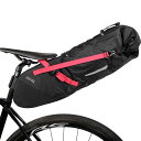 ゼファール(ZEFAL)自転車用サドルバッグZADVENTURER17防水ブラック-レッド17L7002