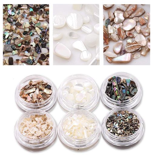 6ケースセットネイル石パーツネイルレジンジェルネイルネイルアートネイルパーツレジンUVレジンUVレジンクラフトレジンパーツUVレジンアクセサリー天然石風石ストー...