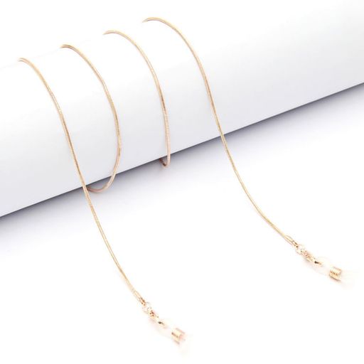 [Livvvo]メガネチェーンメガネストラップメガネフィクスチェーンメガネアクセサリー目のかけ紐メガネ紛失防止ストラップ装飾用4色から選べるキラキラ輝く耐久性長持ち細い脚太い脚色あ…