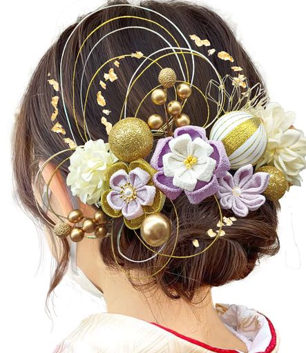 【JZOON】つまみ細工 成人式 七五三 浴衣 髪飾り 人気 和服 ヘアーアクセサリー か...