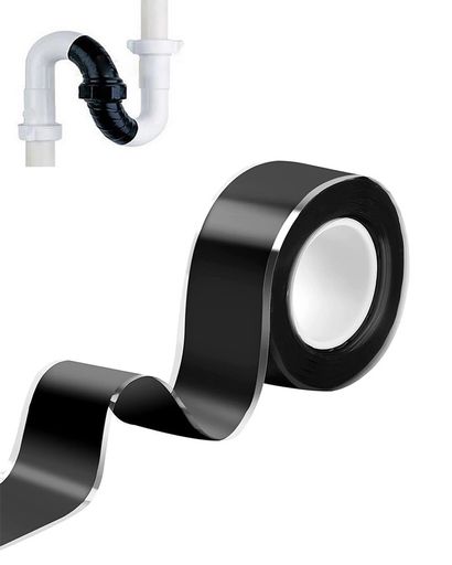 harukitaシリコンテープ補修テープ防水止水配管リーク修理絶縁テープホース修理耐寒耐熱家庭工業多用途ブラック