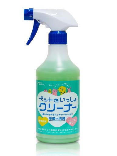 ペットといっしょクリーナー 500mlスプレー おそうじ洗剤 消臭 除菌 ペット用品 犬 猫 小動物 汚れ落とし クリーナー 洗剤