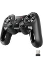 エレコムワイヤレスゲームパッド13ボタンXinput振動連射高耐久ブラックJC-U4113SBK(2)