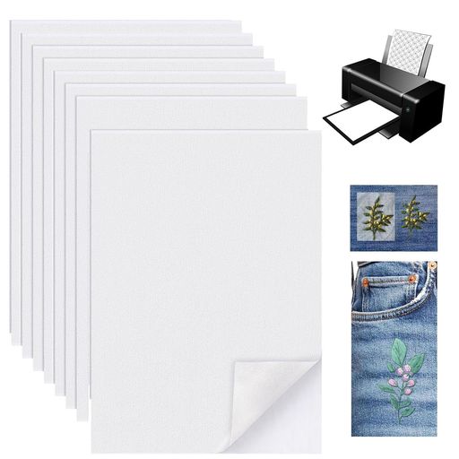 サムコス刺繍シート粘着刺しゅう用A4紙水溶性シート印刷可能な刺繍紙刺繍に適したパターンを印刷し使い..