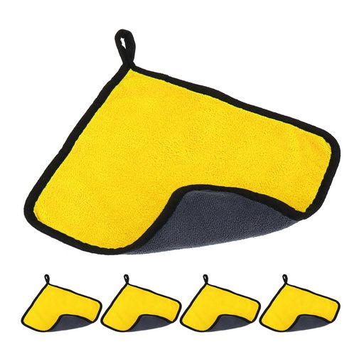 色:イエロー&amp;グレー。素材:コーラルフリース。サイズ:9.84x9.84/25x25cm。梱包内容:ビリヤードキュークリーンタオル5枚。 利点:柔らかくて丈夫なコーラルフリースで作られたビリヤードキュータオルは、キューシャフトを清潔...