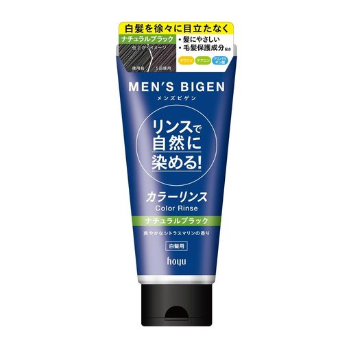 ホ-ユ- メンズビゲン カラーリンス ナチュラルブラック x 5個セット