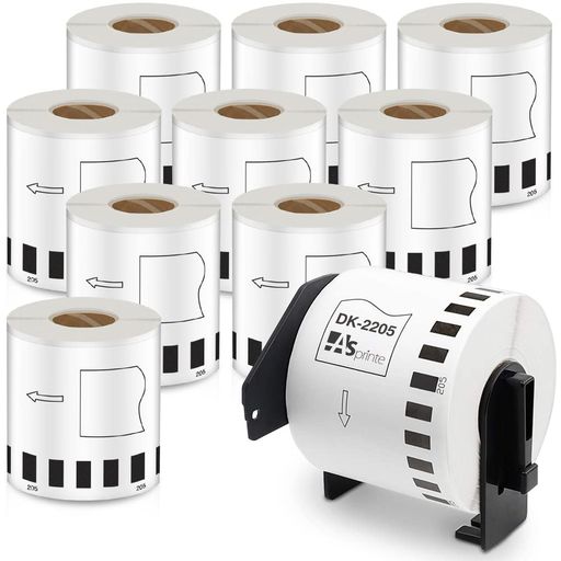 長尺紙テープ(大)62mmx30.48mDK-2205DK2205感熱ステッカー紙プレカットなしラベルプリンターQL-800QL-820NWBQL-700QL-550QL-720NWQL-650TD(2)