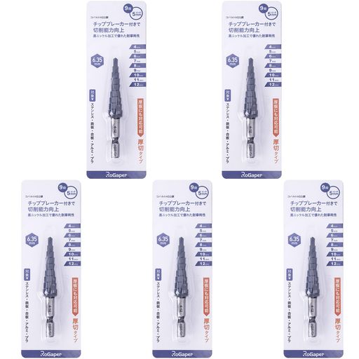 ROGAPER5PACKƥåץɥϻѼƥåץɥ륳Хȥϥ(4-12mm9)M35HSS-Co󥳡ƥ2ϥ...