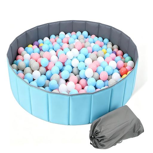 折りたたみ式 ボールプール ペット用(犬・猫)100x30cm ボールなし 厚め 室内外兼用 ポータブル ペットフェンス 収納袋付き 水加え禁止(折りたたみ式)