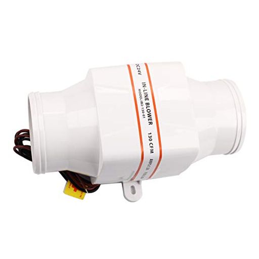 Yosoo電動換気ファンヨット換気ファンダクト用換気扇ブロワーダクト用ダクト換気ファン強力ファンDC12V..