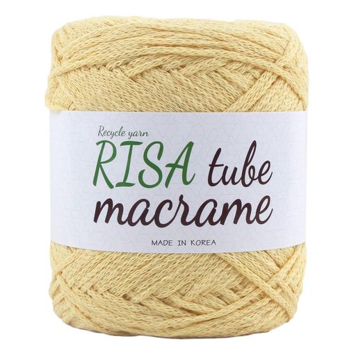 RisaTubeマクラメ綿手編糸コットン2mmx320m250g