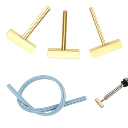 LOYELEYTはんだごてのヒント4個セットはんだごてT-先端ヘッドはんだごての先端T字型ヘッドLCDスクリー..