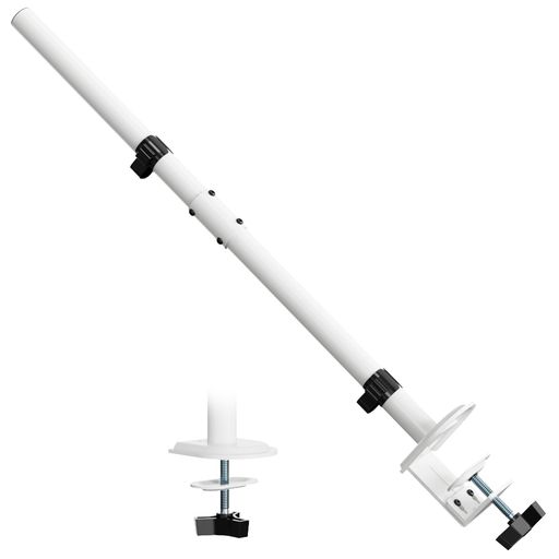 ACCURTEK モニターアーム用 支柱取付け ポールのみ ロングタイプ 長さ80cm クラン...