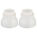 PATIKIL144mm-110mm/89mmダクトレデューサー2個ダクトコネクタダクトインラインアダプターインクリーサーABSプラスチック通気口HVAC暖房冷房換気用