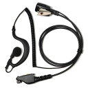 HYSアイコム対応インカムイヤホンマイク耳掛け型デジタル簡易無線機用IC-4810IC-UH38MFT用片耳有線(2)