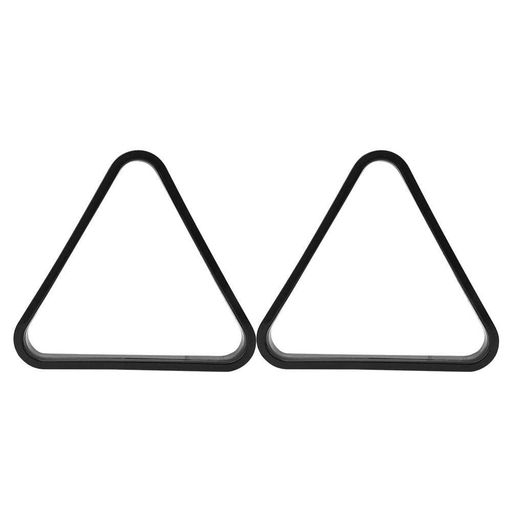 VGEBYビリヤード三角ラック三角フレームボールラック2個入りブラック