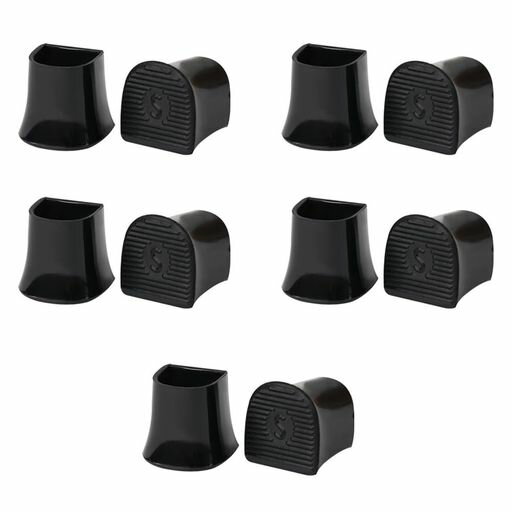 ヒールプロテクターU字型5足セットXXS/XS/S/M/Lヒールキャップヒールカバー滑り止め静音効果アンチノイズシリコン製ソールヒール修理かかと保護ダンス靴用(黒S)