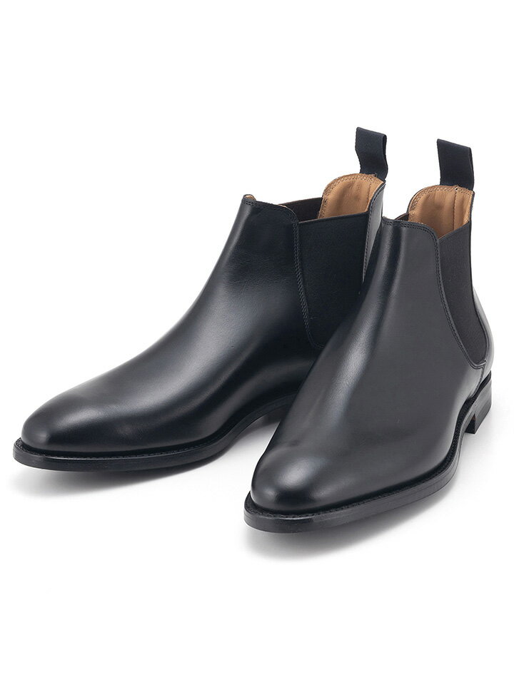 クロケット＆ジョーンズ Crockett&Jones メンズ CHELSEA14 チェルシー City Sole カーフ サイドゴアブーツ 52734011