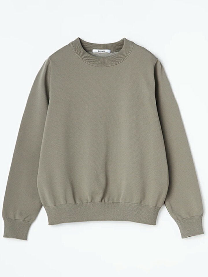 スローン SLOANE 春夏 メンズ レディース 12G二重臼天竺 ポリエステル×キュプラ×コットン クルーネック SL9W-695