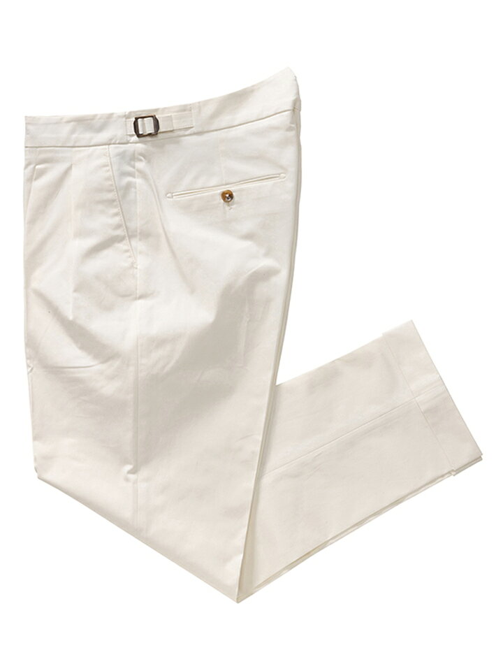 Two Tuck - ベルウィッチ BERWICH メンズ SCOTCH CK1790X コットンストレッチツイルパンツ BE261UASCOTCHCK1790X