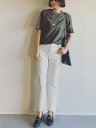 ウォードブルー woadblue レディース ファッションエディター坪田あさみさんコラボ デニム BOOTY DENIM WHITE ブーティフレアホワイトデニム WB22106