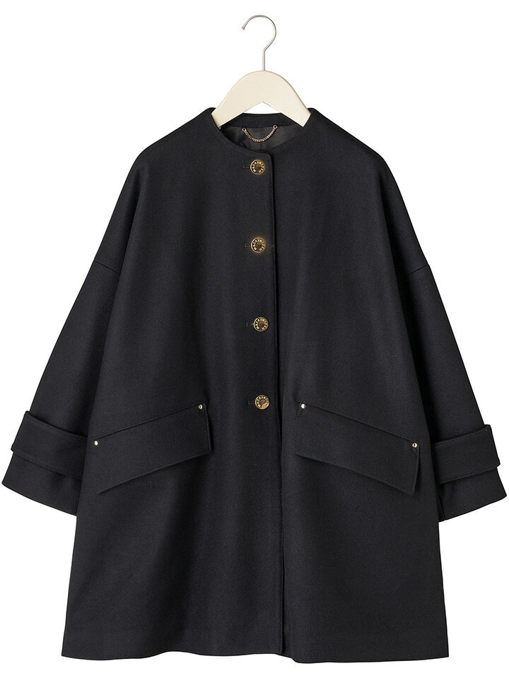 マッキントッシュ コート レディース マッキントッシュ MACKINTOSH レディース NEW HUMBIE NO COLLAR ゴールドメタルボタン ニュー ハンビー ノーカラーコート