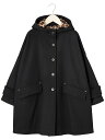 マッキントッシュ MACKINTOSH レディース NEW HUMBIE HOOD LEO ニュー ハンビー 裏地レオパード ドロップショルダーコート