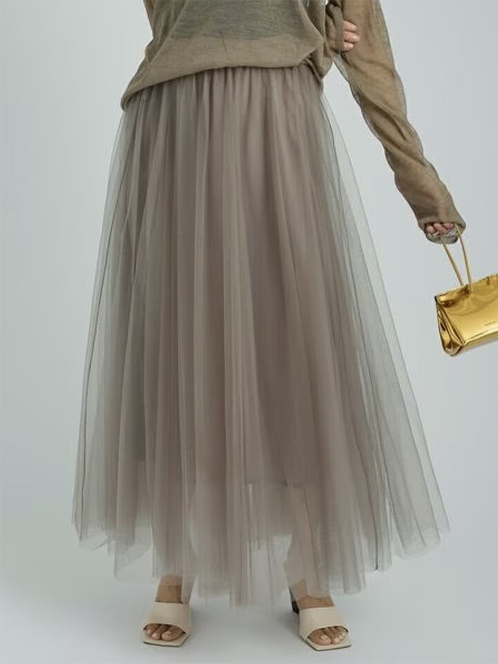 ブリル BRILL レディース チュールボリュームスカート 984381のサムネイル