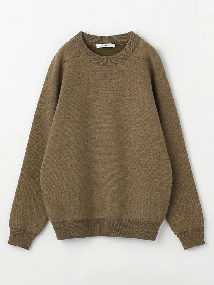 スローン SLOANE ユニセックス メンズ レディース 12G天竺 ダブルフェイス クルーネック SL10W-495