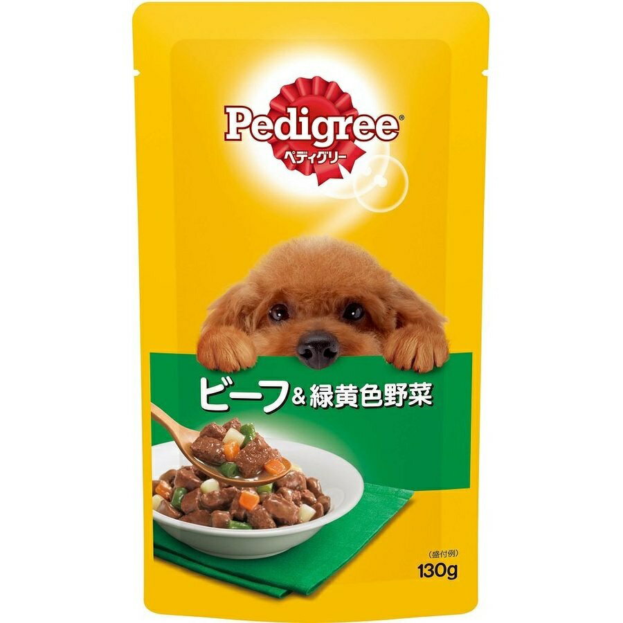 マース ペディグリー P101 成犬用 旨みビーフ＆緑黄色野菜 130g 北海道、東北、沖縄地方は別途送料あり