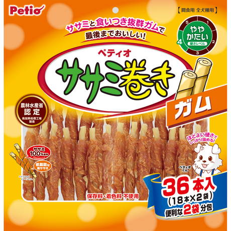 Petio(ペティオ) ササミ巻き ガム 36本入