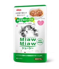 AIXIA(アイシア) Miaw Miawジューシー おさかなミックス 70g