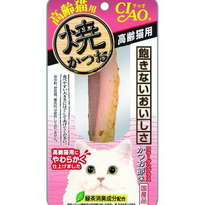 いなばペットフード チャオ 焼かつお 高齢猫用 1本 YK-22