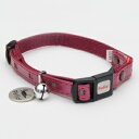 Petio(ペティオ) CAT COLLAR クロスレザーカラー レッド (CC9641)【メール便対応商品・メール便の場合同梱不可】 北海道、東北、沖縄地方は別途送料あり