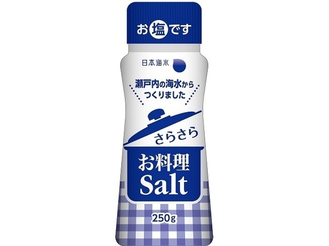 日本海水 さらさらお料理ソルト(Salt) 250g 瓶