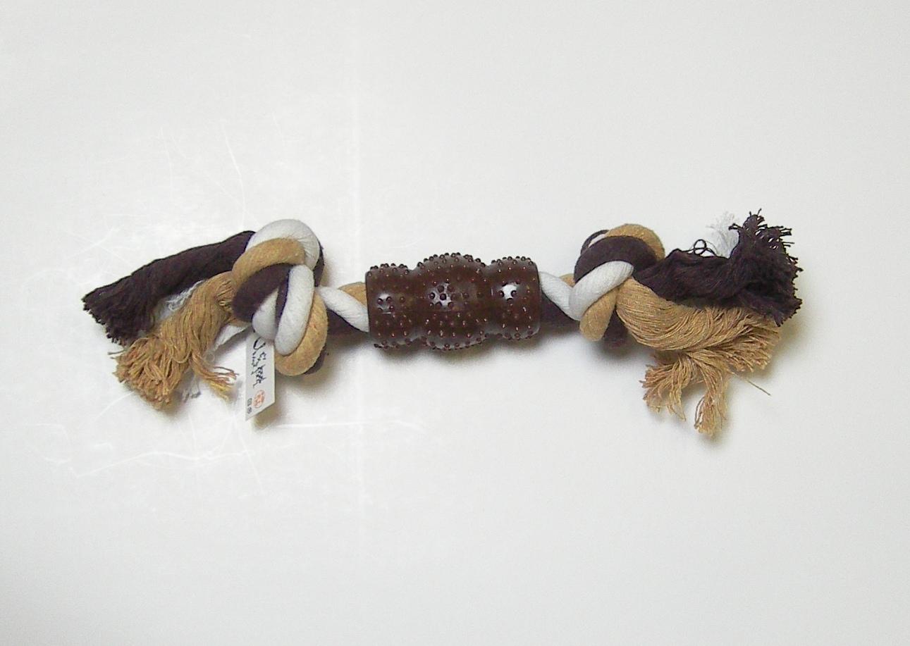限定セール!アネスト 犬のおもちゃ 配色ロープ 茶色 No.5358 北海道、東北、沖縄地方は別途送料あり
