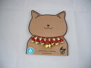 【メール便対応商品 メール便の場合同梱不可】在庫処分!猫首輪 CHOペットカラー ゴールド/レッド/ホワイト L *