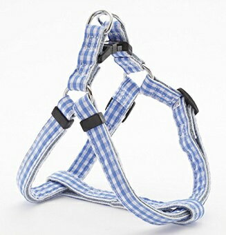 Petio(ペティオ) (A57080) タットチェックハーネス SS ブルー【メール便対応商品・メール便の場合他の商品と同梱不可】*