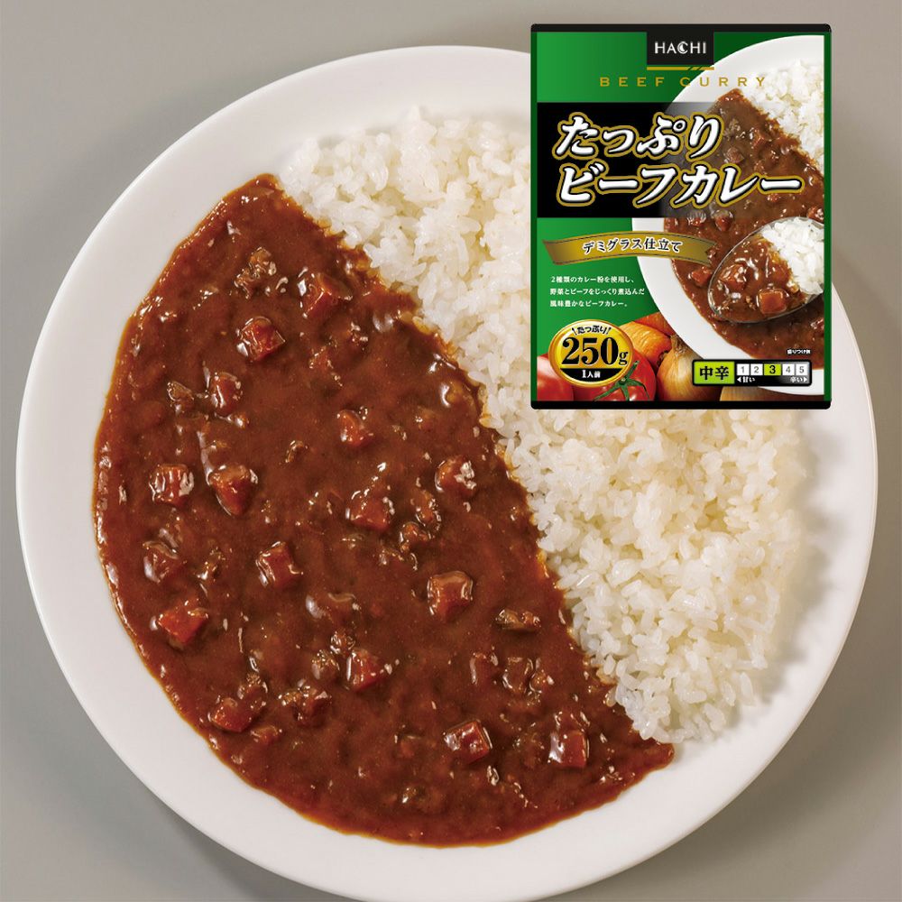 ハチ食品 たっぷりビーフカレー レトルトカレー...の紹介画像2