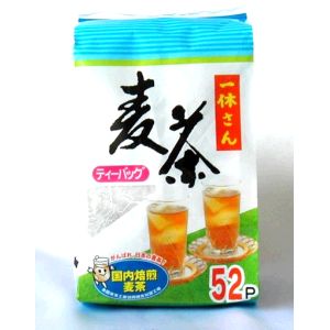 森商店 一休 麦茶(むぎちゃ)ティーパック 52袋 北海道、東北、沖縄地方は別途送料あり