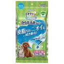 消臭効果に優れる森林の天然樹木抽出成分配合 厚手で水分たっぷりだから1枚で全身ふける ペットがなめても安心 無香タイプ 原材料名 シート素材：レーヨン系不織布 成分：水、除菌剤、保湿剤、樹木抽出成分 厚手・超大判サイズ30cm×20cm ※※商品画像はイメージです。 メーカー都合等により、予告なくパッケージ、仕様（原材料、生産国、色、形状、サイズ等）の変更がある場合がございます。 あらかじめご了承ください。