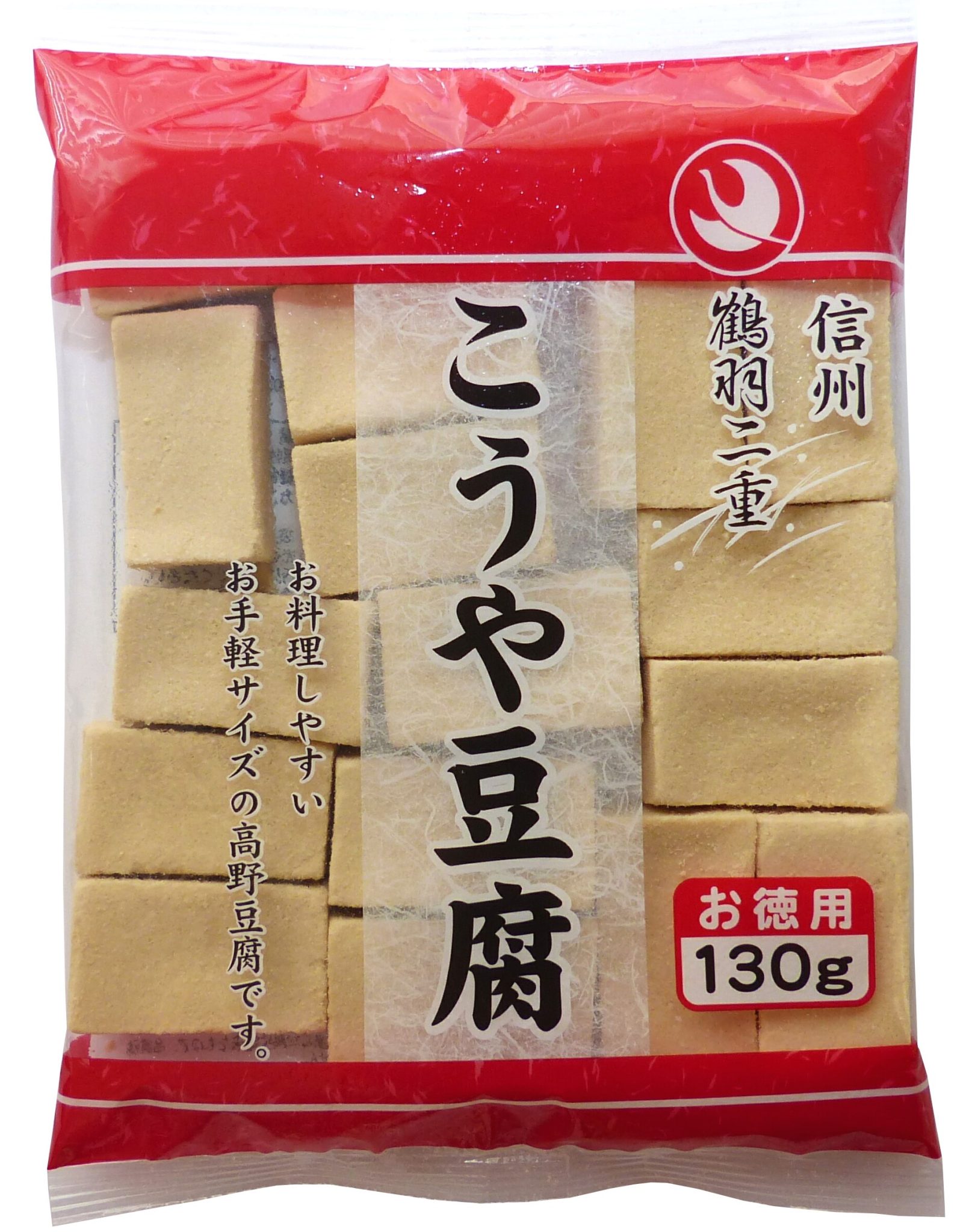 登喜和冷凍食品 鶴羽二重 高野豆腐 お徳用 130g 北海道、東北、沖縄地方は別途送料あり